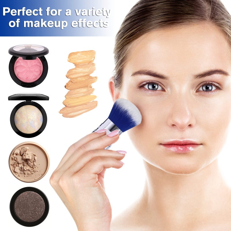Brush Master Retractable Kabuki Makeup Brush Travel Powder Brush for Foundation, Blush, Bronzer, Concealer, Portable Brush w/Coverâ€¦ - Image 5